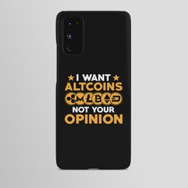 Altcoins Gangster Cryptocurrency Coin Gift Android Case