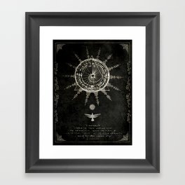 Book of the Sun (akashic records) Framed Art Print