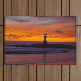 Lighthouse reflections Outdoor Rug