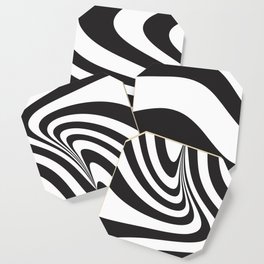 6-315-0, Black & White Messy stripes, Abstract fabric design, Boho decor, Coaster | Pattern, Graphicdesign, Digital 