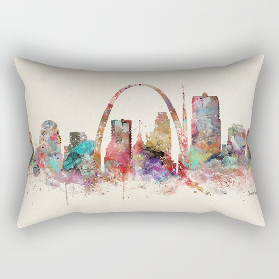saint louis missouri Rectangular Pillow
