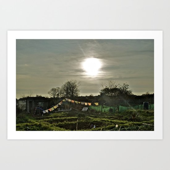 Spiritual Allotment Art Print