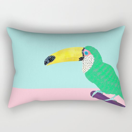 Chilling Toucan Rectangular Pillow