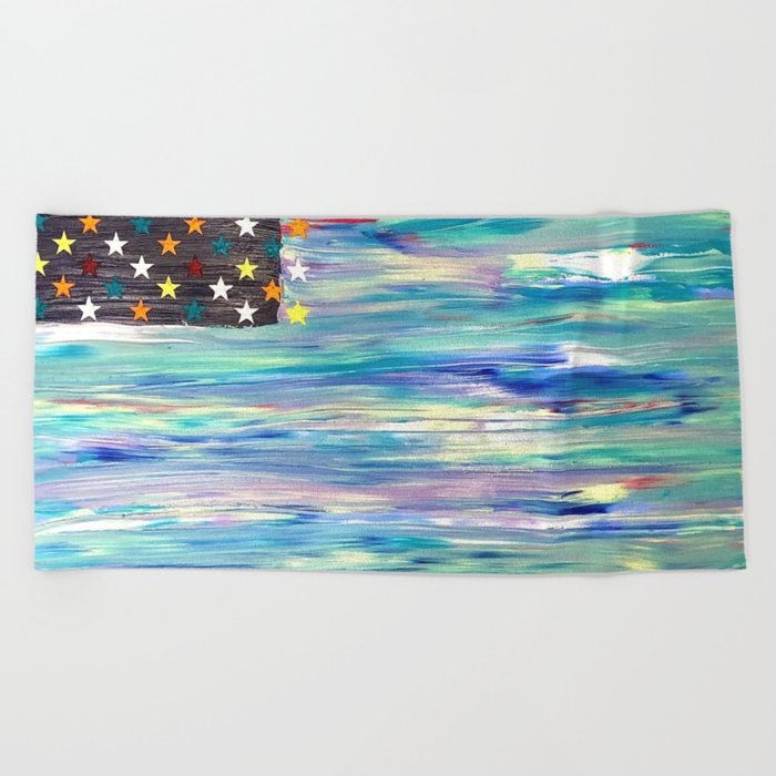 Ocean Flag Beach Towel