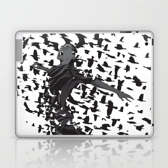 Shoot Fast - Before He Turns Laptop & iPad Skin
