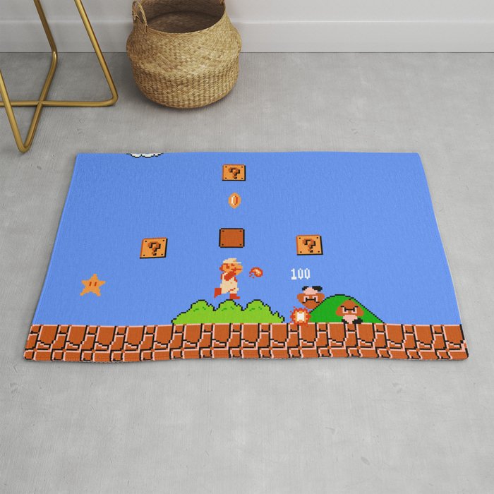 Super Mario Bros Rug By Lele Ramon