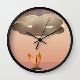 After The Storm Wall Clock