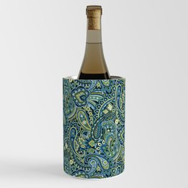 Paisley Forest Green Wine Chiller