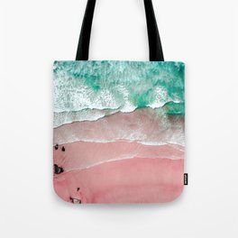 Beach in Portugal, Algarve, Lagos, Beach Print, Pink Beach Print, Bondi Beach, Pink Print, Ocean Tote Bag