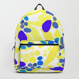 Slashes and Shapes Abstract Backpack