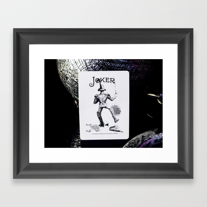 The Ghost Joker Framed Art Print