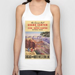 Vintage poster - Grand Canyon Unisex Tank Top