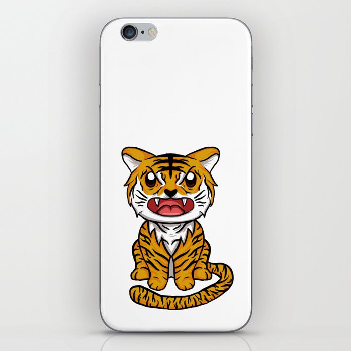 Kawaii Tiger iPhone Skin
