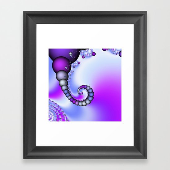 Purple haze Framed Art Print