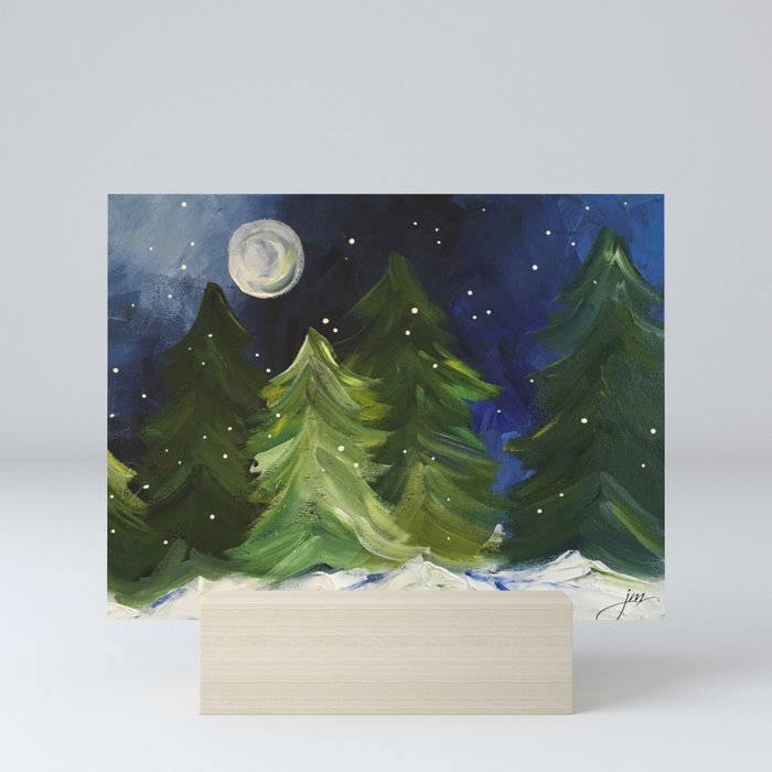 Winter Moon Mini Art Print