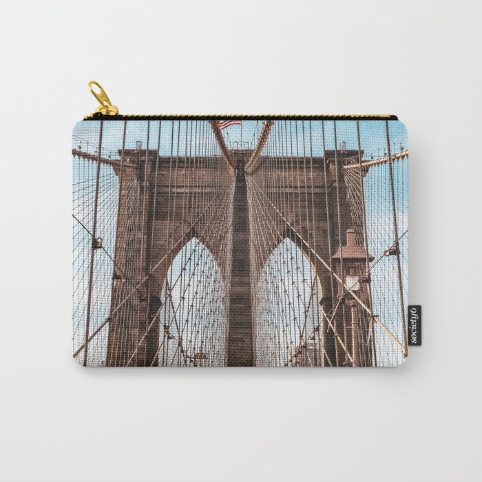 Brooklyn Bridge and Manhattan skyline in New York City Carry-All Pouch