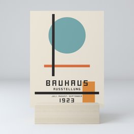 Vintage poster-Bauhaus Juli, August, September 1923. Mini Art Print