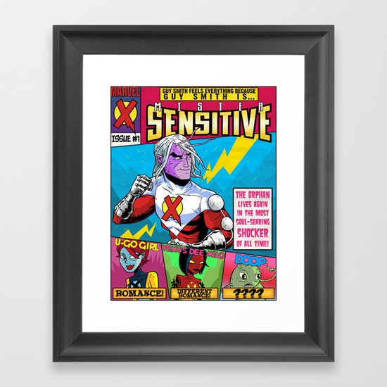 Mister Sensitive #1 Framed Art Print