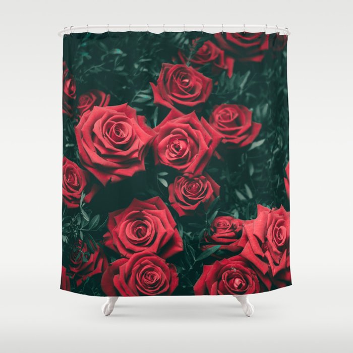 Red Rose Shower Curtain By Dimplesmln Society6