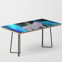 Aurora Borealis Wolf Song Coffee Table