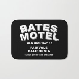 Psycho inspired Bates Motel logo Bath Mat