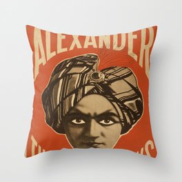 Vintage poster - Alexander, The Man Who Knows Throw Pillow