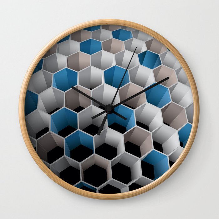 Honeycomb Wall Clock