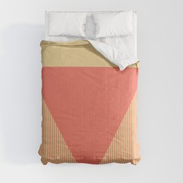 Red Triangle Comforter