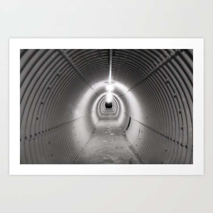 The Tunnel Art Print By Deadmoo5e