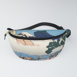 Katsushika Hokusai - View from the Other Side of Fuji from the Minobu River Fanny Pack