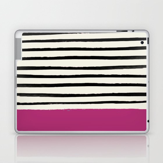 Raspberry x Stripes Laptop & iPad Skin