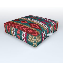 Ethnic, national, folk ornament, pattern in the interior and design. Outdoor Floor Cushion