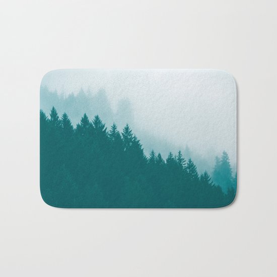 Green Mountain Fog Bath Mat