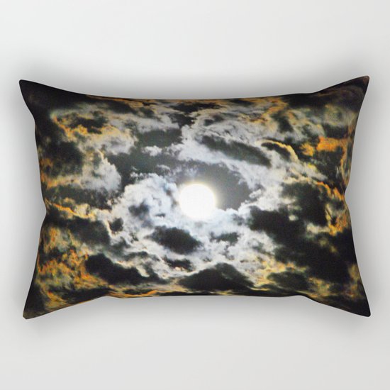 Tiger Full Moon Rectangular Pillow