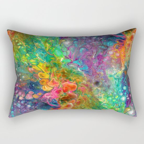 Reality is Melting Rectangular Pillow
