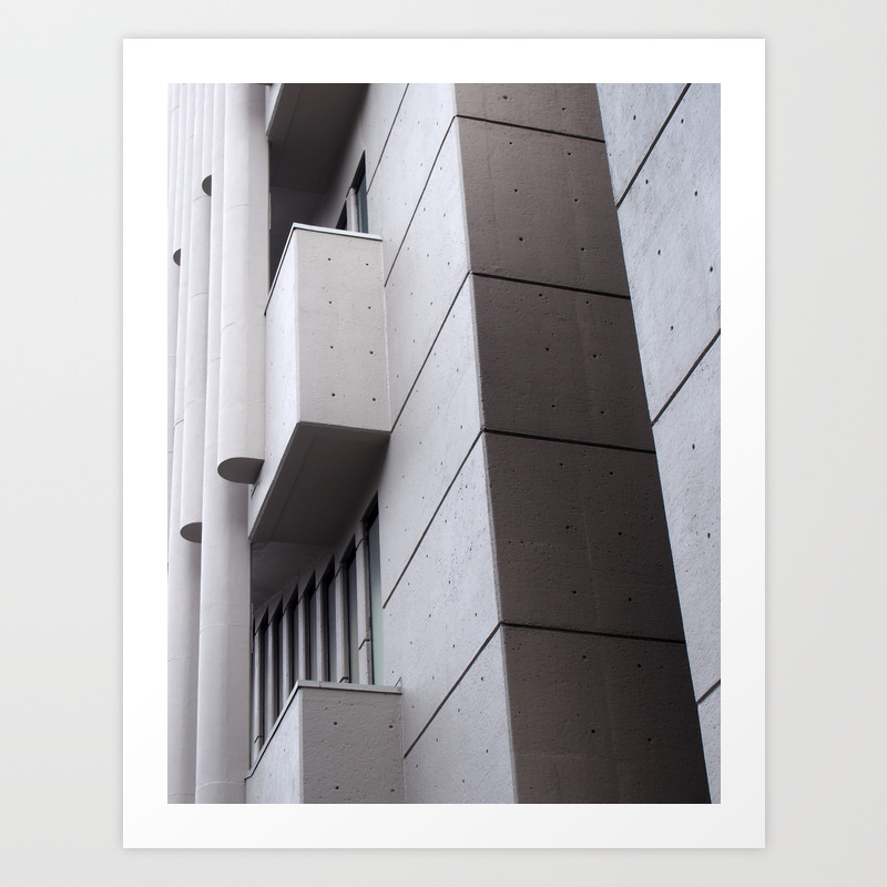 Brutalist Concrete Abstract Roger Stevens Building Leeds Art