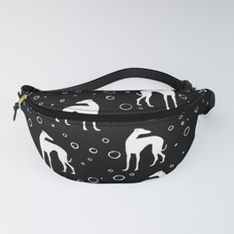 Greyhounds and circles Fanny Pack