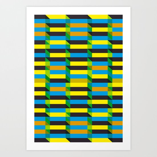 Cinetism and visual effect Art Print