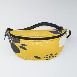yellow flower pattern 8 Fanny Pack | Digital, Matisse, Beachmatisse, Ghost, Abstract, Tiger, Midcentury, Photo, Cat, Mushroomretro 