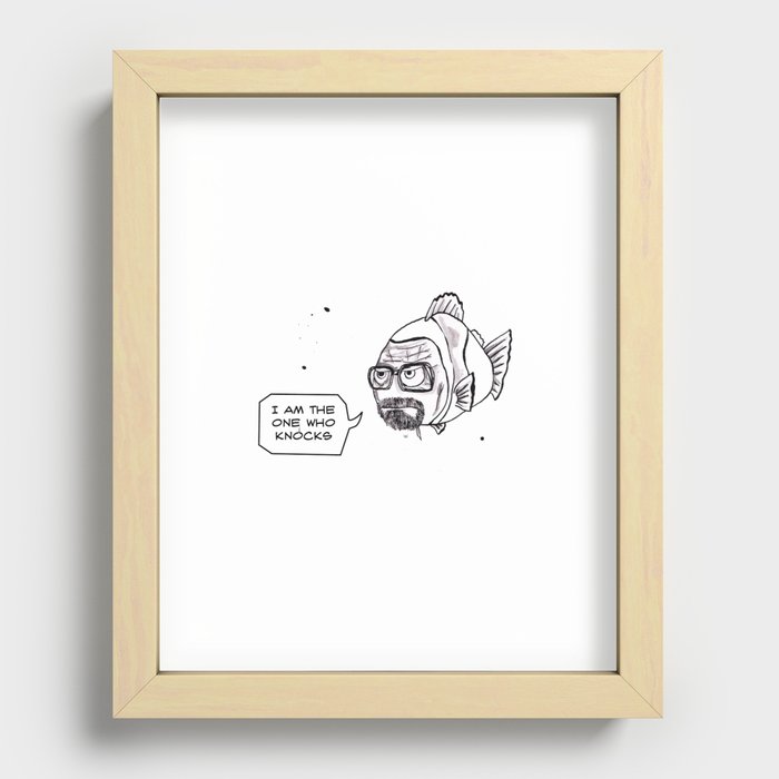 Breaking Bass Recessed Framed Print