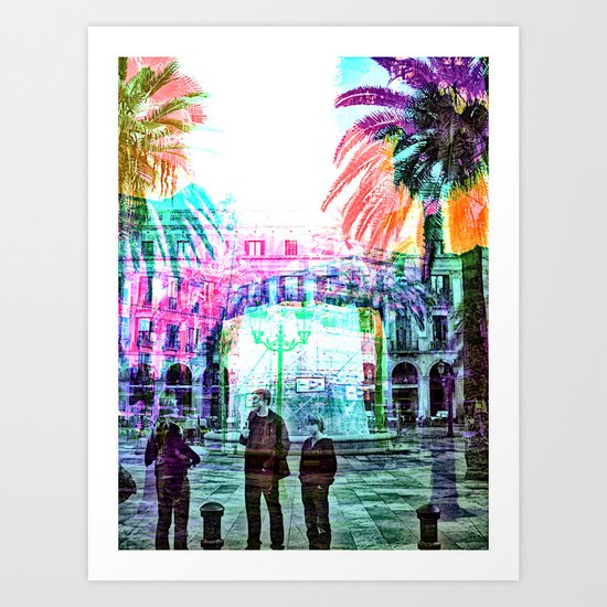 lively veil reels virtue Art Print
