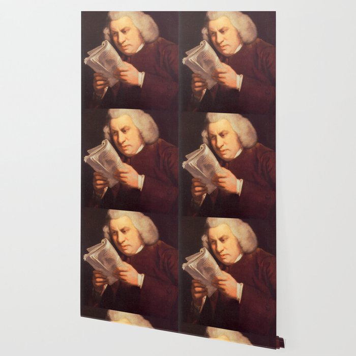 Samuel Johnson Reading Meme Wallpaper By Colorfuldesigns Society6