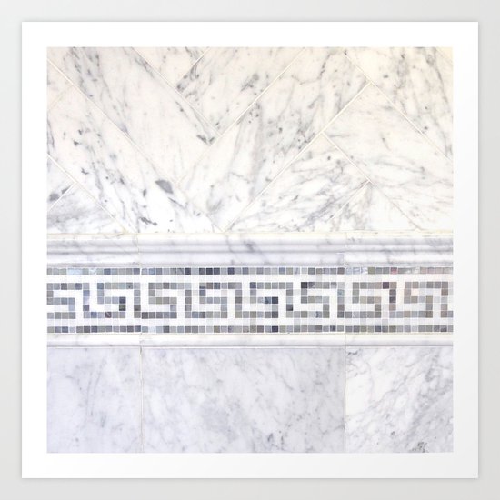 Greek Marble 2 Art Print