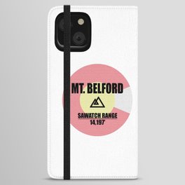 Mt. Belford Colorado iPhone Wallet Case