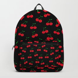 Cherries 2 (on black) Backpack