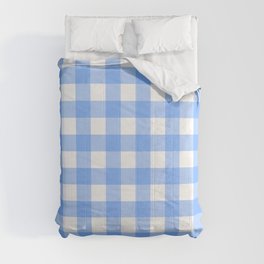 Classic Check - deep sky blue Comforter