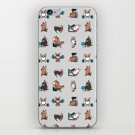 Leg Day with Chihuahua iPhone Skin