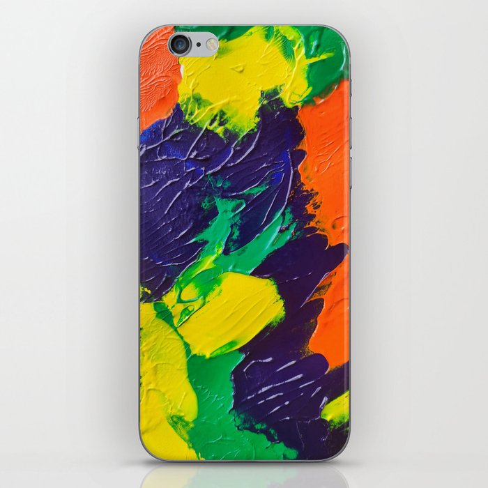 Abstract painting iPhone Skin