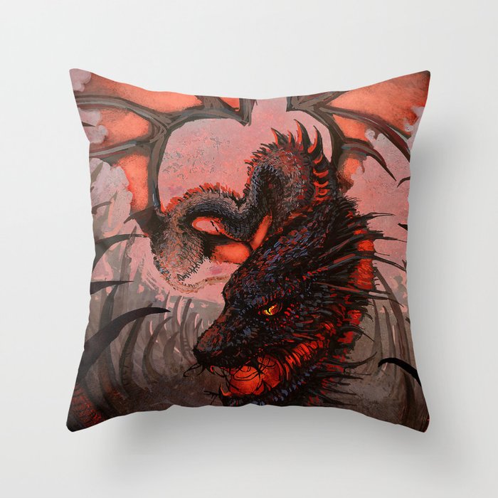 Ashes to ashes Throw Pillow