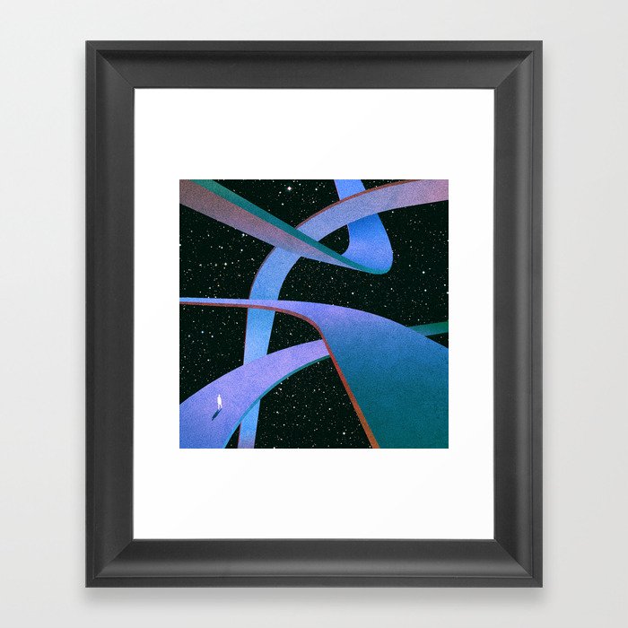 Cosmic Geometry 4 Framed Art Print